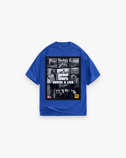 GTA - GRAND THEFT COUPLE SHIRT FRONT