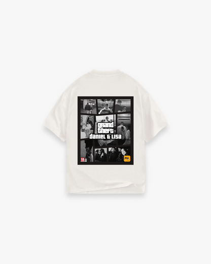 GTA - GRAND THEFT COUPLE SHIRT BACK