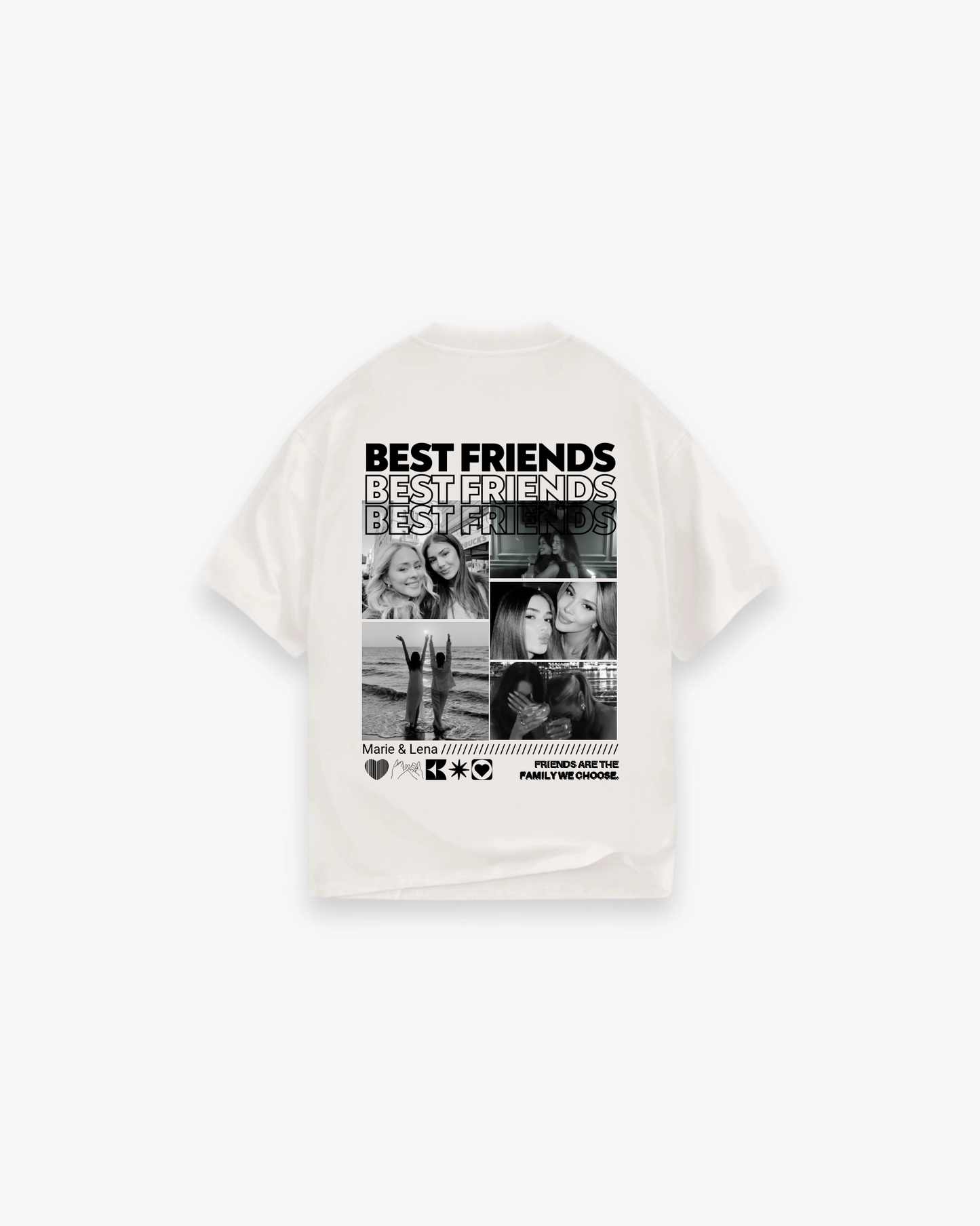 Personalisiertes T-Shirt "BESTIES"
