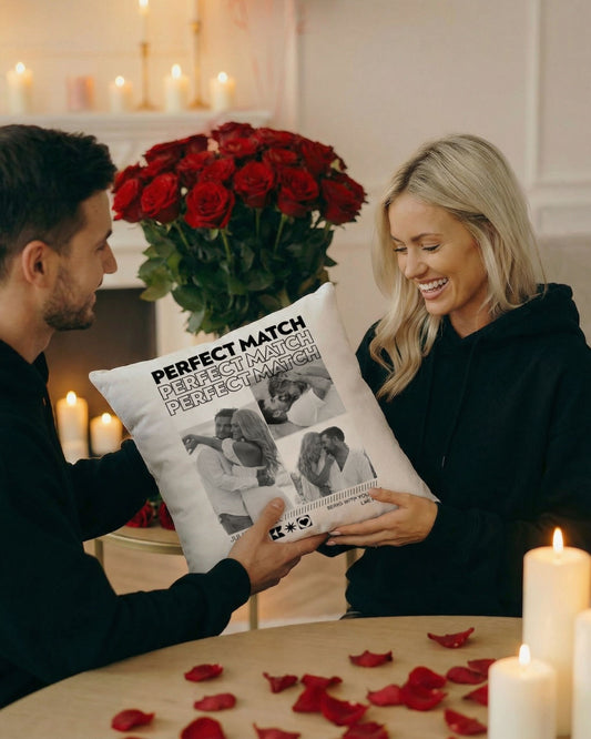 Personalisierter Kissen "PERFECT MATCH"