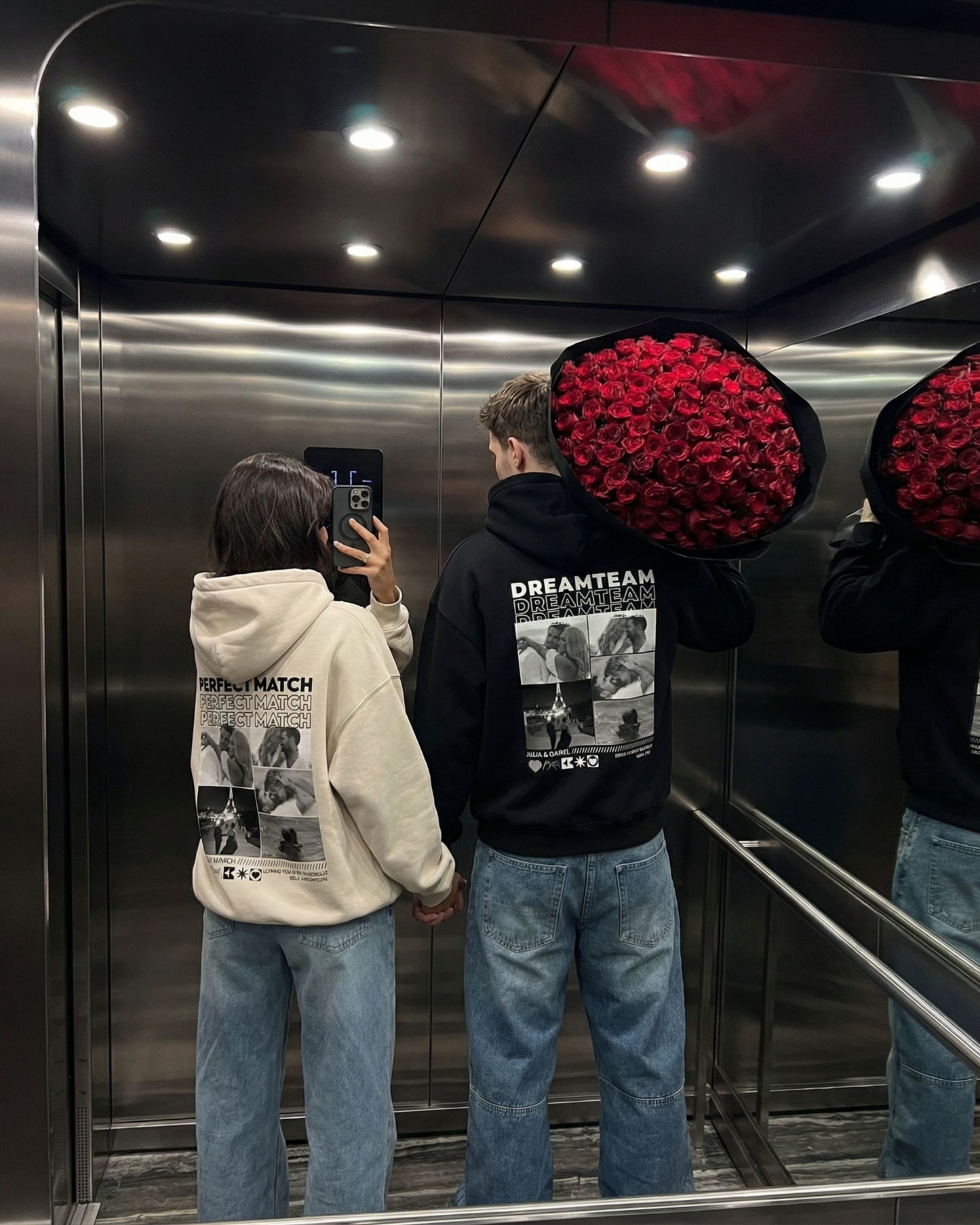 Personalisierter Hoodie "PERFECT MATCH"