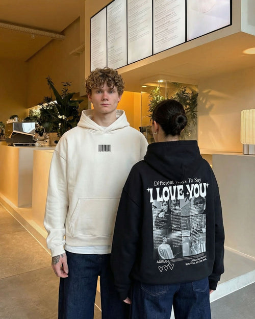 I LOVE YOU Oversized Hoodie